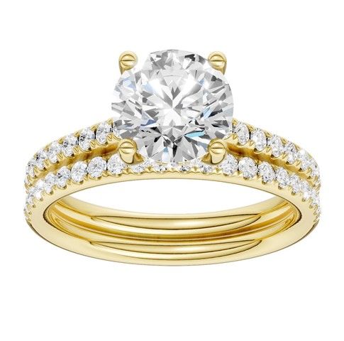 14K 2.50CT  Lab Diamond Bridal Ring 65866