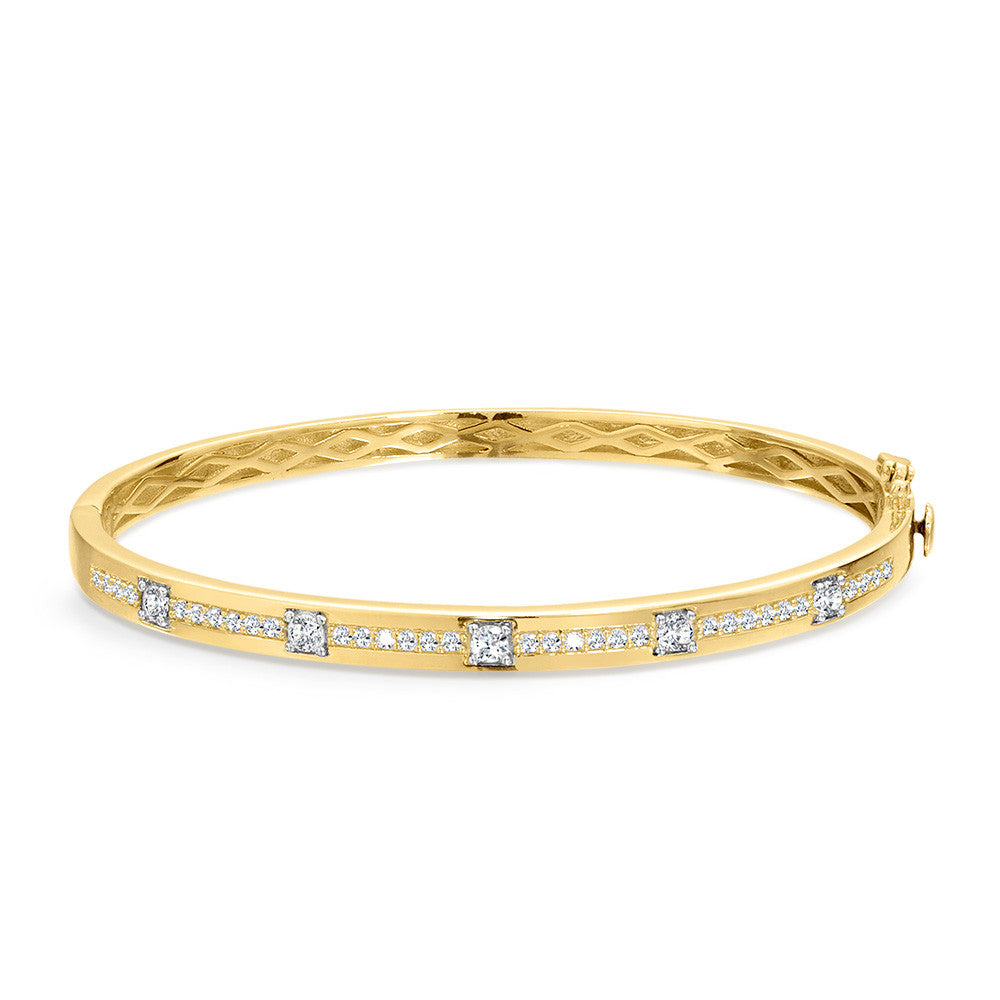 FLUSH-INSPIRED DIAMOND BANGLE LDD443-Y