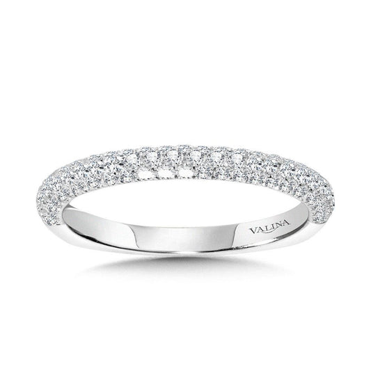 Valina Pave-Set Diamond Wedding Band R2214BW