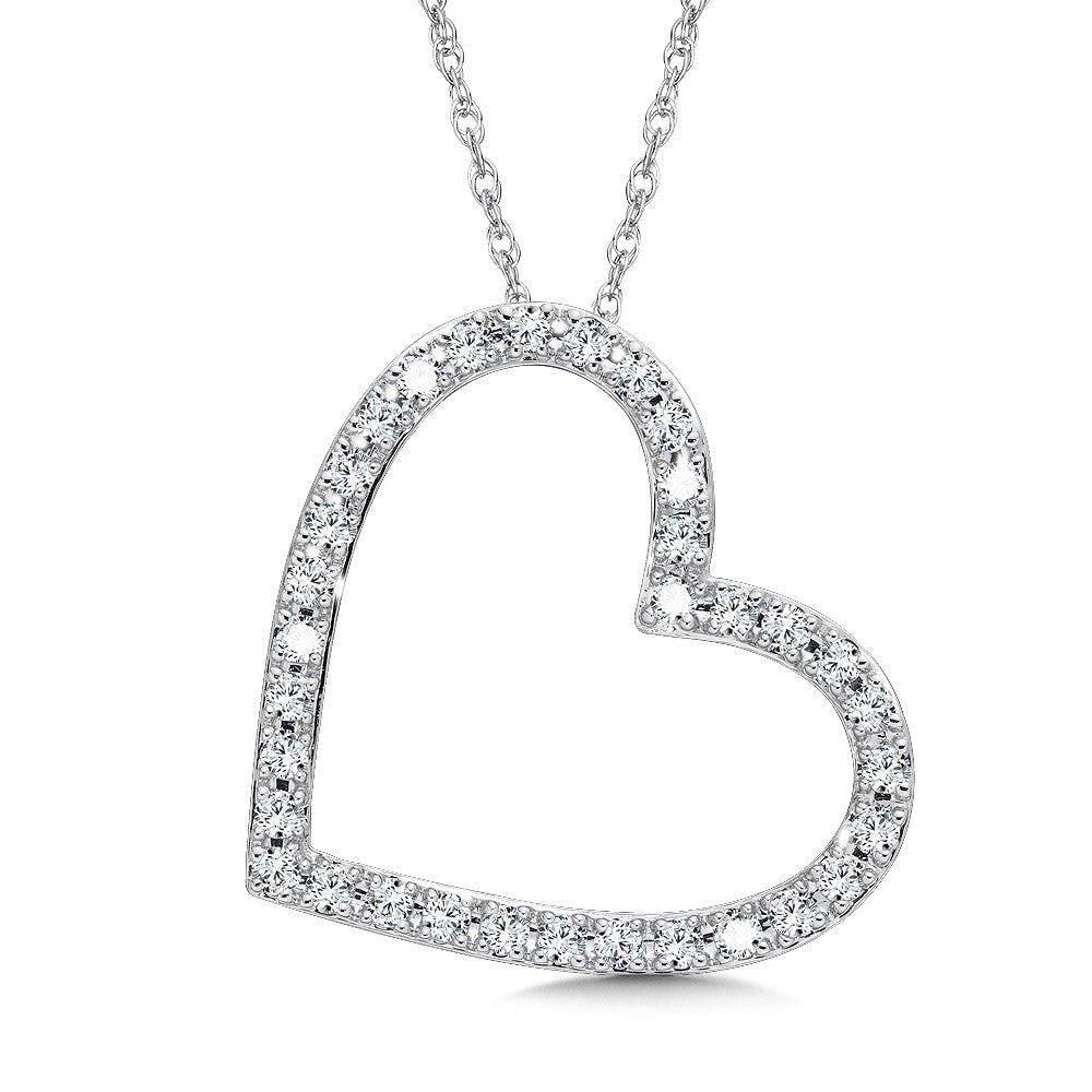 DIAMOND HEART NECKLACE PDD2524-WCH