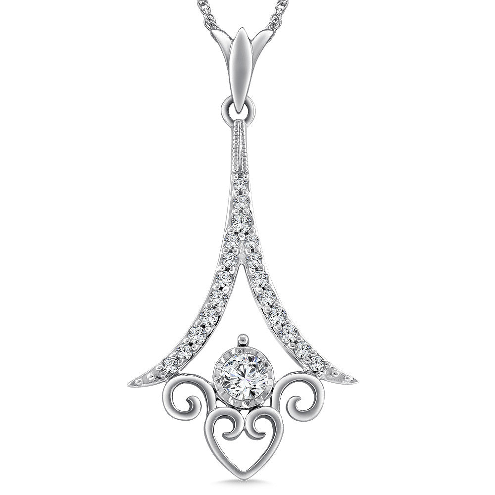 DIAMOND NECKLACE PDD2580-WCH