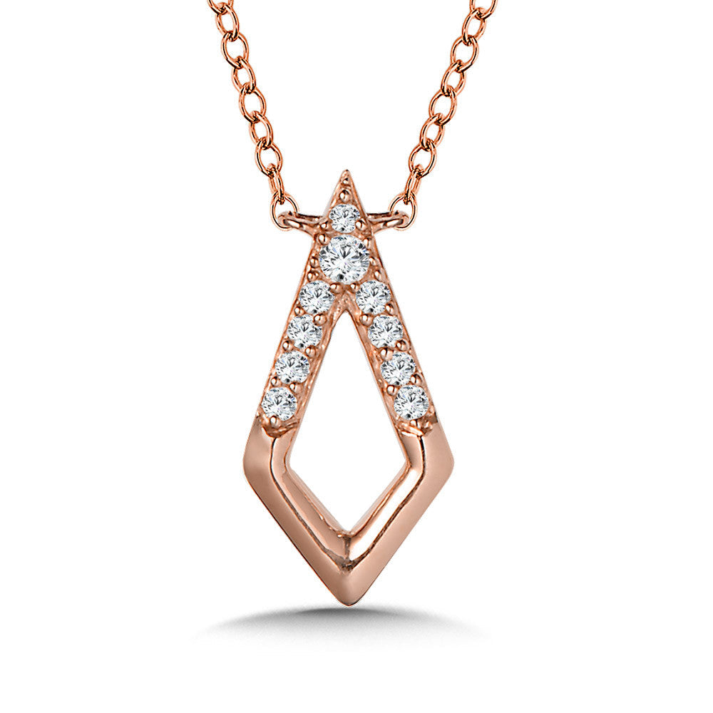 DIAMOND KITE NECKLACE PDD2737-P