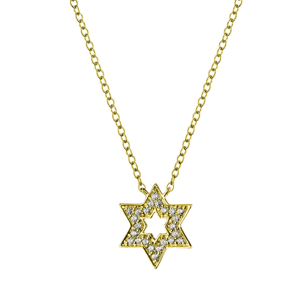 DIAMOND STAR SHAPE PENDANT PDD2892-Y