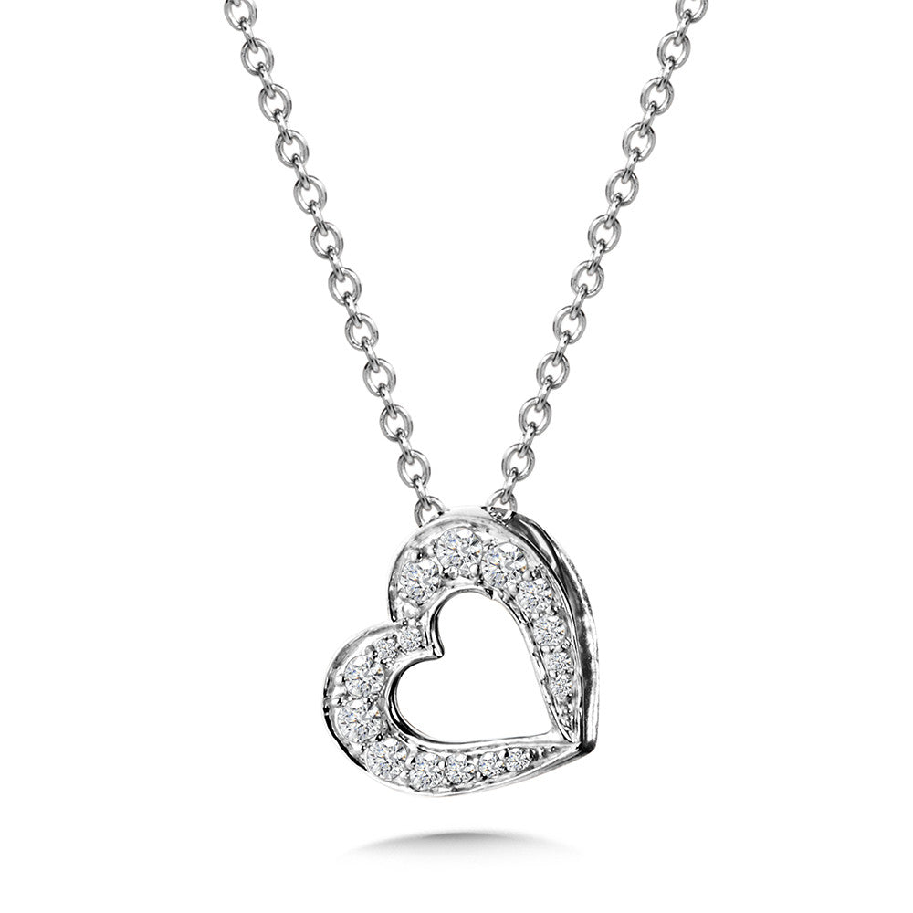 DIAMOND HEART PENDANT PDD3058-W