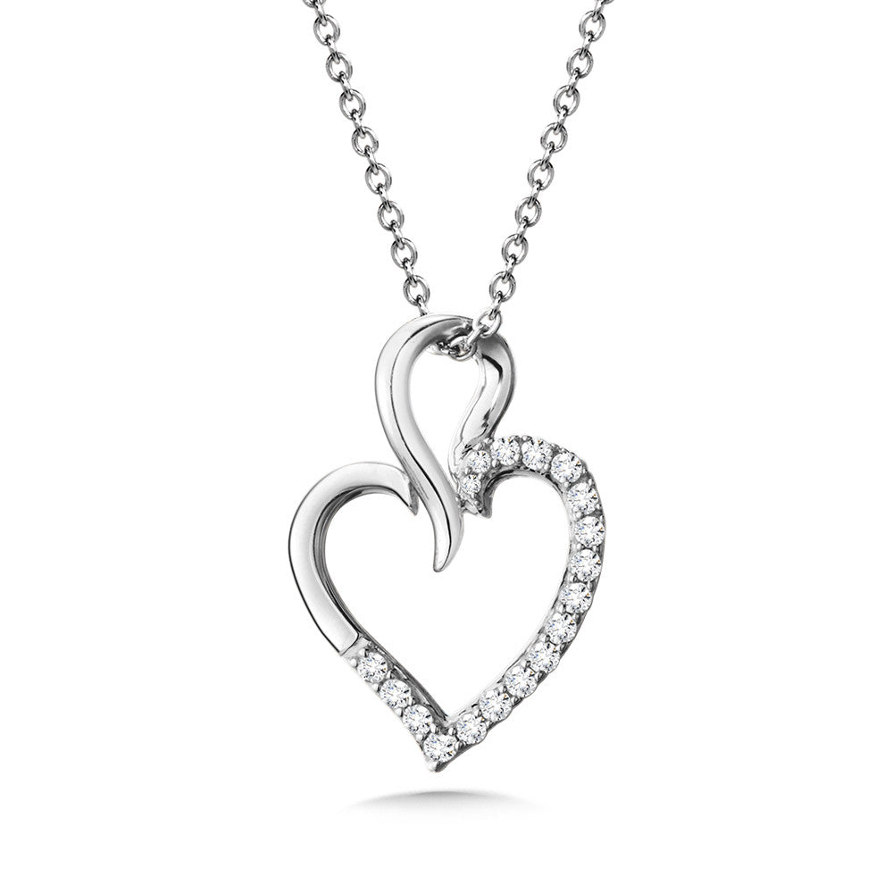 DIAMOND HEART PENDANT PDD3061-W