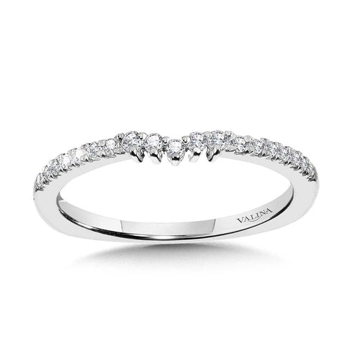 Prong-Tipped Diamond Wedding Band R2207BW