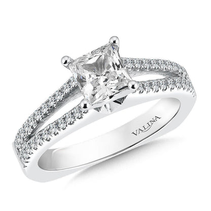 Valina Split Shank Style Engagement Ring R034W