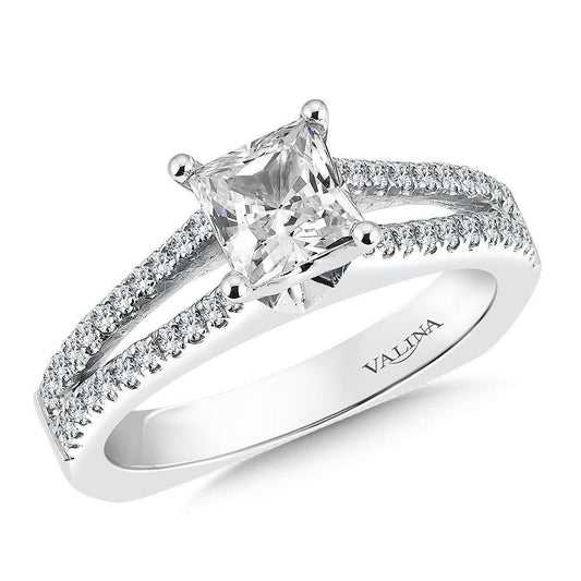 Valina Split Shank Style Engagement Ring R034W