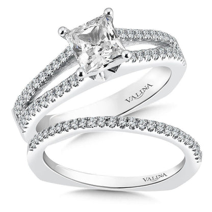 Valina Split Shank Style Engagement Ring R034W