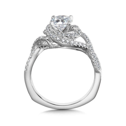 Valina Halo Engagement Ring R1007W