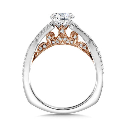 Valina Split Shank Style Engagement Ring R1009WP