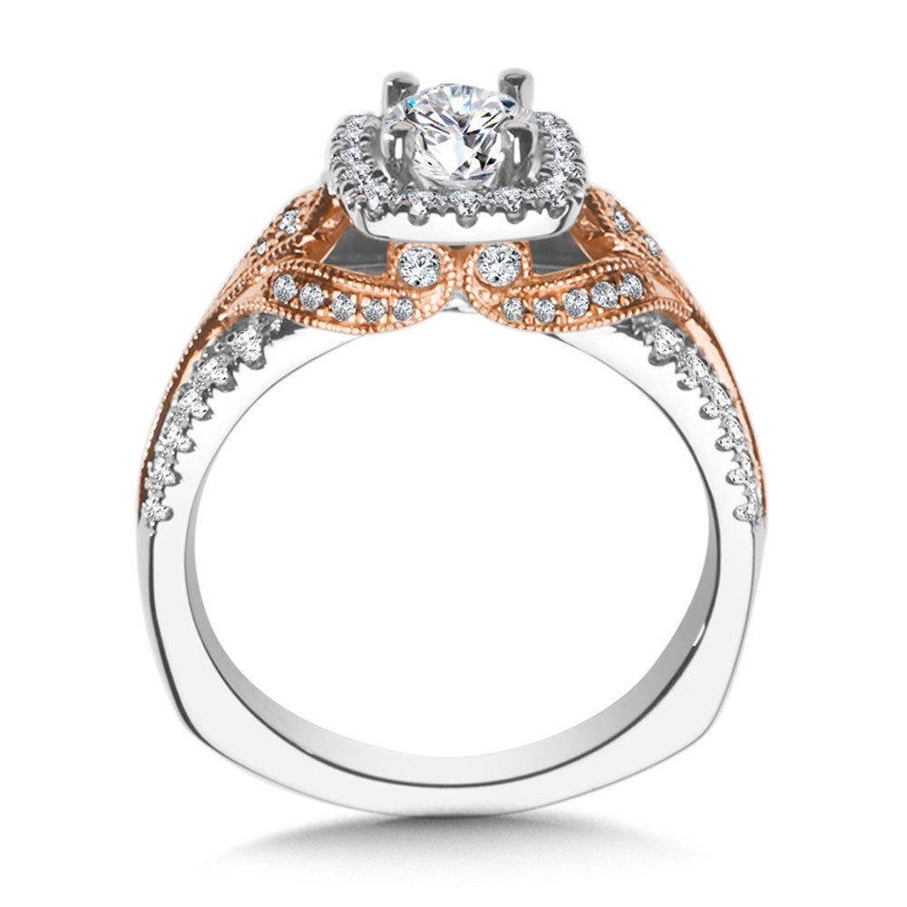 Valina Diamond Halo Engagement Ring R1012WP