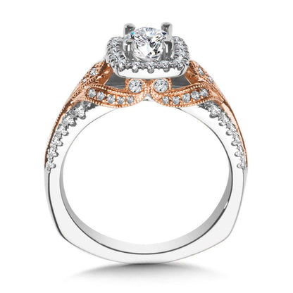 Valina Diamond Halo Engagement Ring R1012WP