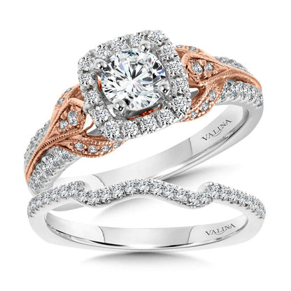 Valina Diamond Halo Engagement Ring R1012WP