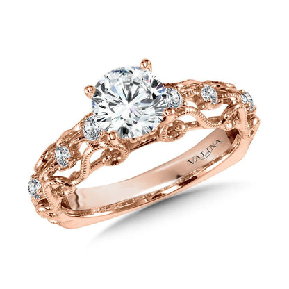 Valina Vintage Engagement Ring R1017P