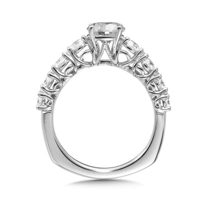 Valina Round Diamond Engagement Ring R1023W