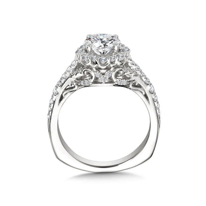 Valina Ornate Halo Diamond Engagement Ring R1047W