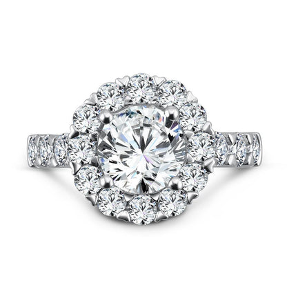 Valina Unique Diamond Halo Engagement Ring R1080W
