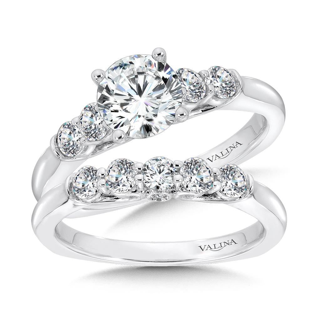 Valina Five-Stone Straight Engagement Ring R1086W