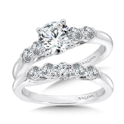 Valina Five-Stone Straight Engagement Ring R1086W