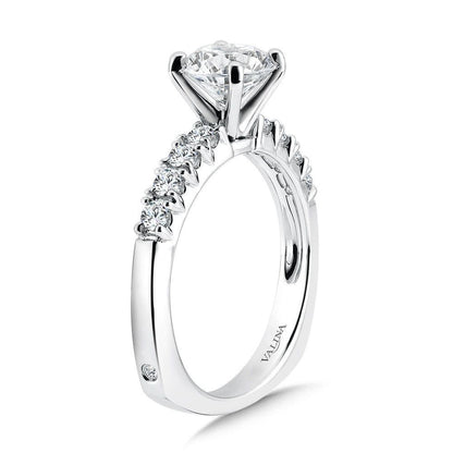 Valina Five-Stone Straight Engagement Ring R1087W