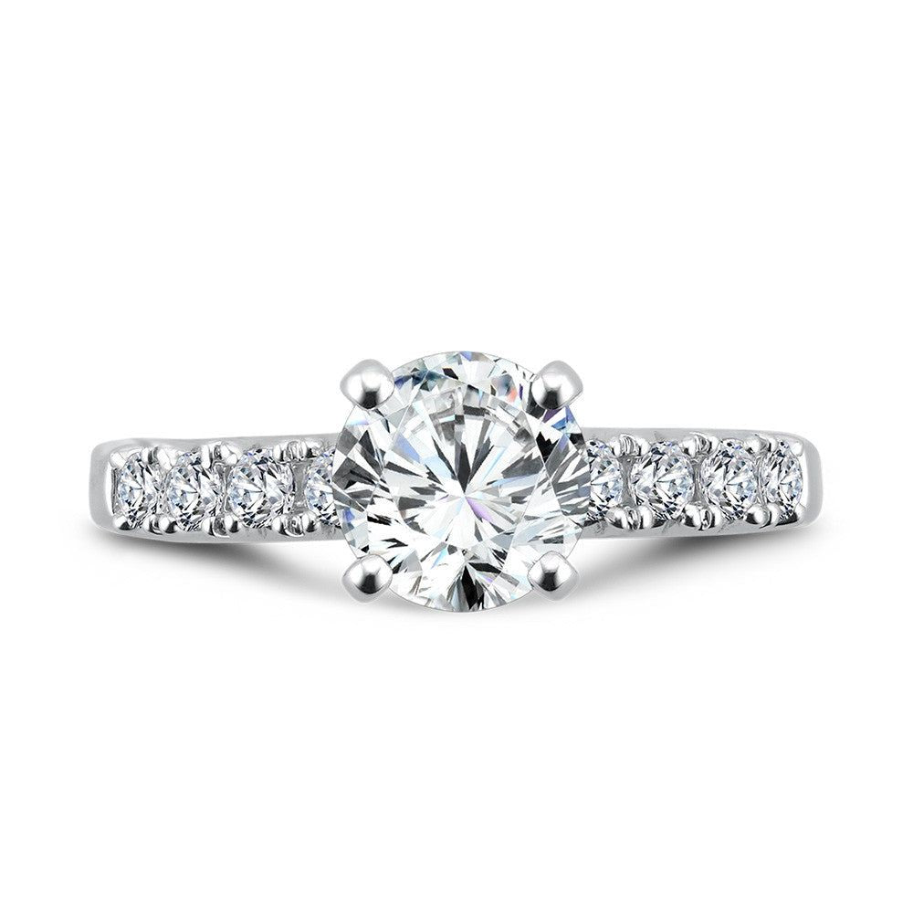 Valina Five-Stone Straight Engagement Ring R1087W