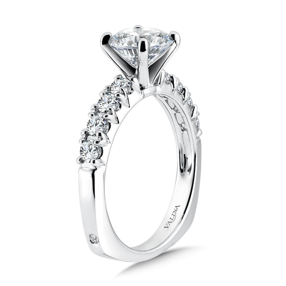 Valina Five-Stone Straight Engagement Ring R1088W
