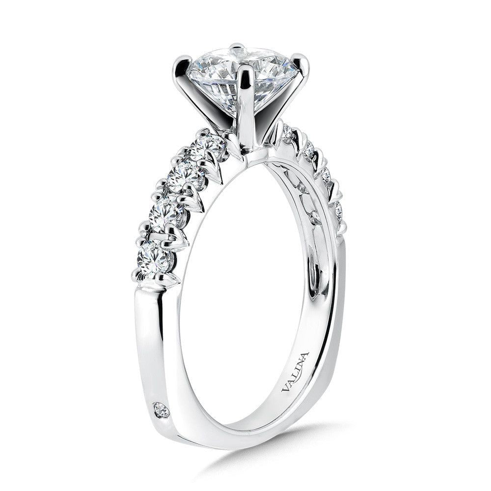 Valina Five-Stone Straight Engagement Ring R1088W