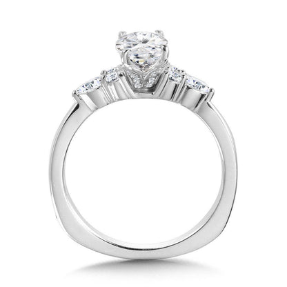 Valina Tapered Diamond Engagement Ring R1106W