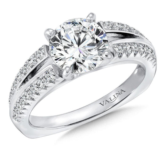 Valina Split Shank Diamond Engagement Ring R141W
