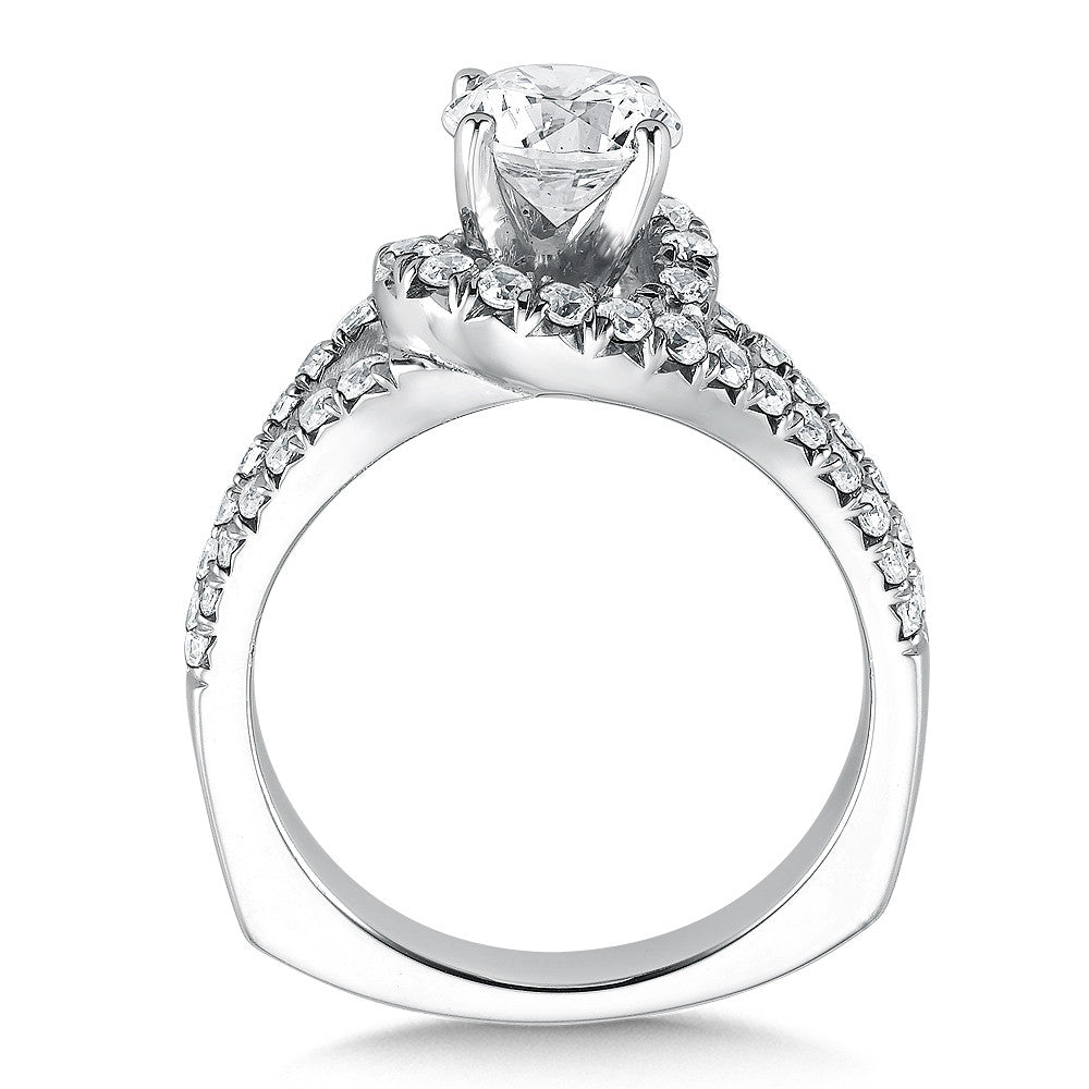 Valina Diamond Split Shank Style Engagement Ring R142W