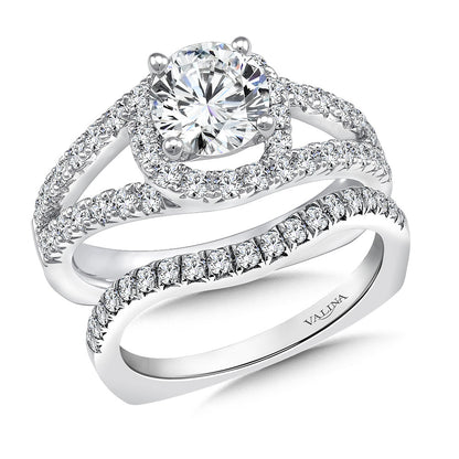 Valina Diamond Split Shank Style Engagement Ring R142W