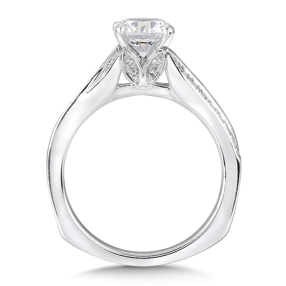 Valina Spiral Style Diamond Engagement Ring R148W