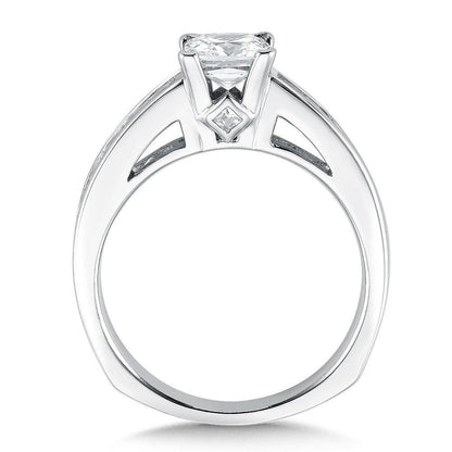 Valina Diamond Engagement Ring with Side Stones R153W