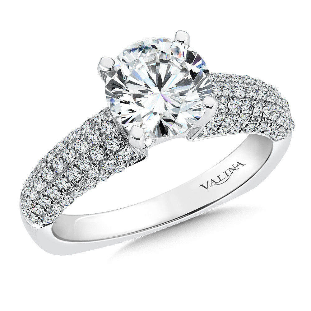 Valina Diamond Engagement Ring R162W