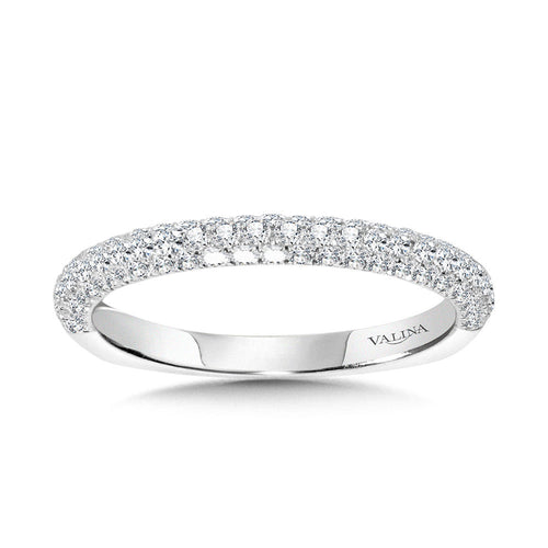 PAVE-SET DIAMOND WEDDING BAND R2214BW
