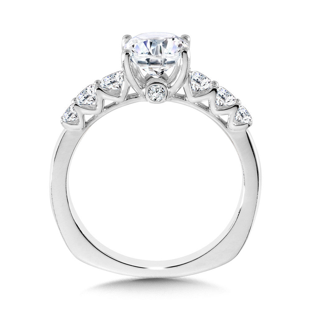 GRADUATING SIX-STONE DIAMOND ENGAGEMENT RING R2247W