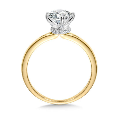 Valina Split Shank Diamond Engagement Ring R2460YW-SR