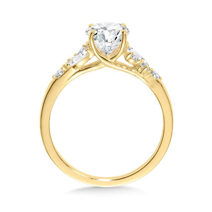 Valina Side Stone Diamond Engagement Ring R2462Y-SR