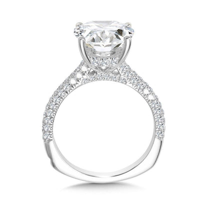 Valina Straight Oval-Cut Diamond Engagement Ring R2505W