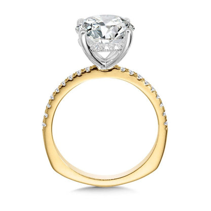 Valina Straight Diamond Engagement Ring R2508Y