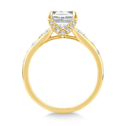 Valina Emerald-Cut Stardust Diamond Engagement Ring R2521Y-SR