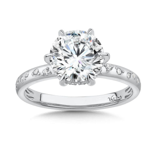 Stardust Six-Prong Diamond Engagement Ring R2523W-SR