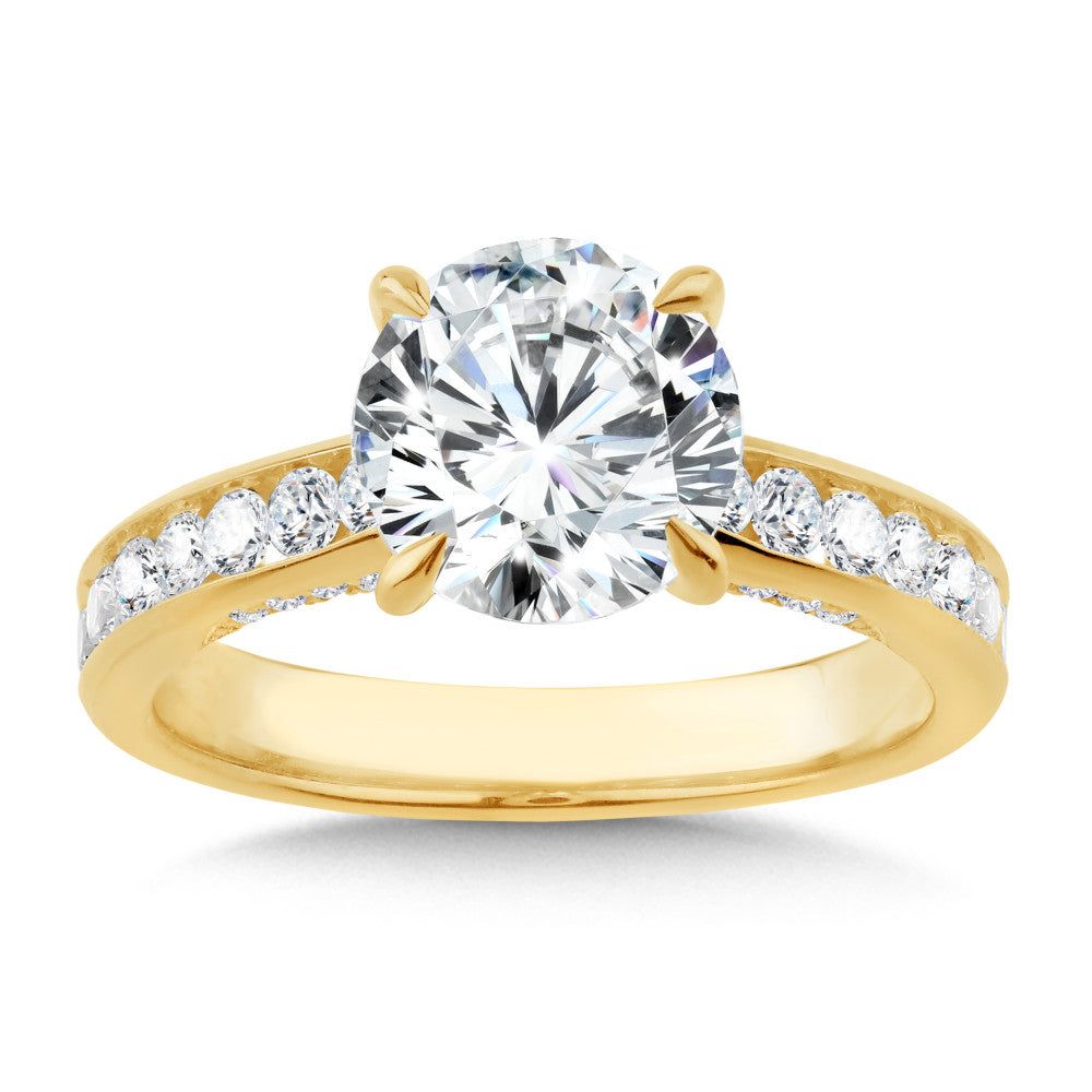 Valina Channel-Set Diamond Engagement Ring R2525Y-SR