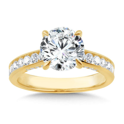 Valina Channel-Set Diamond Engagement Ring R2525Y-SR