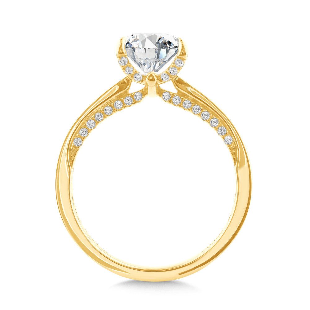 Valina Channel-Set Diamond Engagement Ring R2525Y-SR