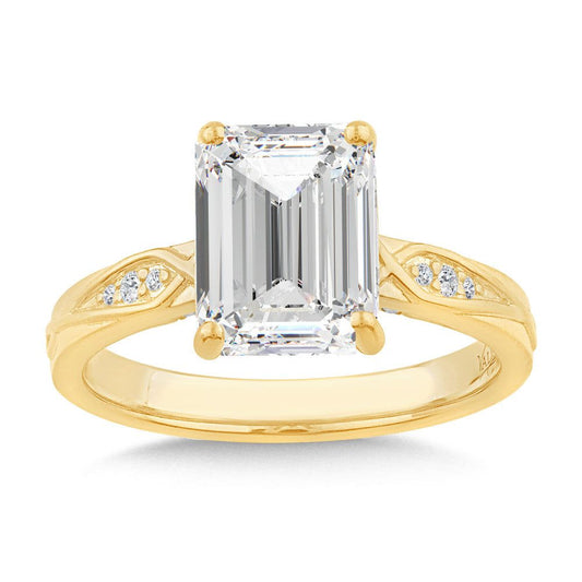 Valina Emerald-Cut Diamond Engagement Ring R2528Y-SR