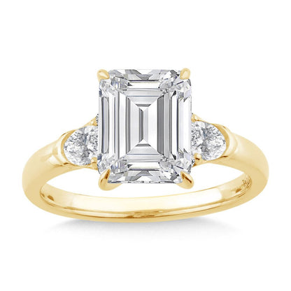 Valina 3 Stone Radiant-Cut Diamond Engagement Ring R2530Y-SR