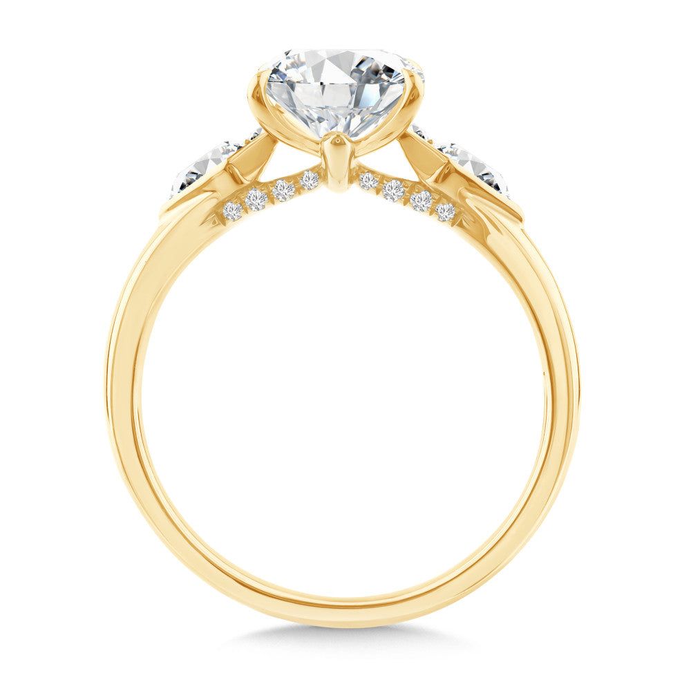 Valina 3 Stone Radiant-Cut Diamond Engagement Ring R2530Y-SR