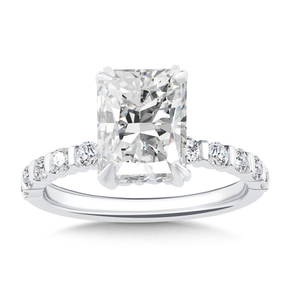 Valina Radiant-Cut Diamond Engagement Ring R2550W-SR
